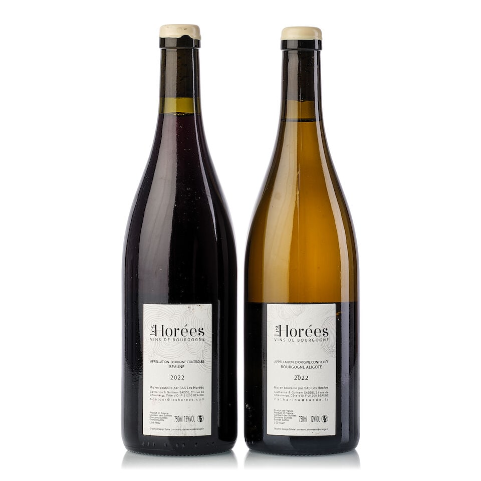 Les Horées Beaune Les Prévolles, 2022 (1x 750ml) Les Horées Bourgogne Aligoté... - 2