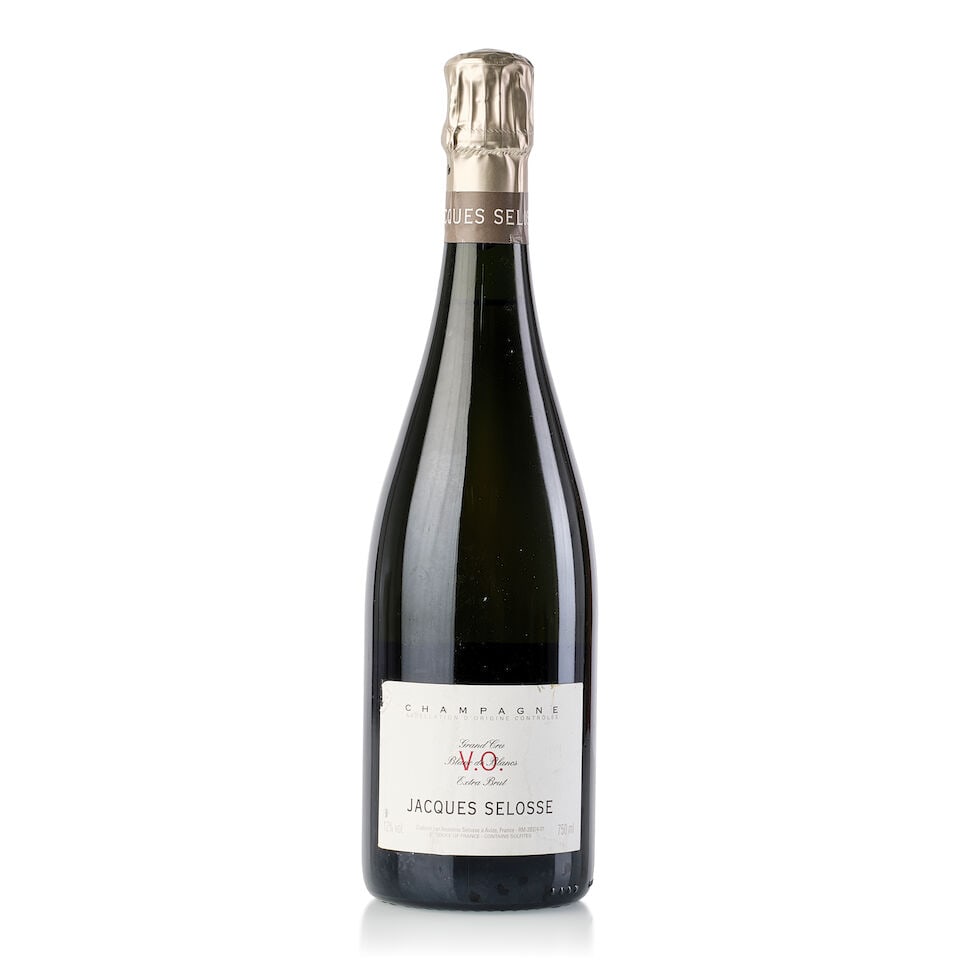Jacques Selosse Version Originale Blanc de Blancs, NV (1x 750ml): Jacques Selosse Version Originale Blanc de Blancs, NV (1x 750ml) Region: Champagne Fill Level: 1cm inverted Label: slightly scuffed, slightly stained For further information on this lot please visit B