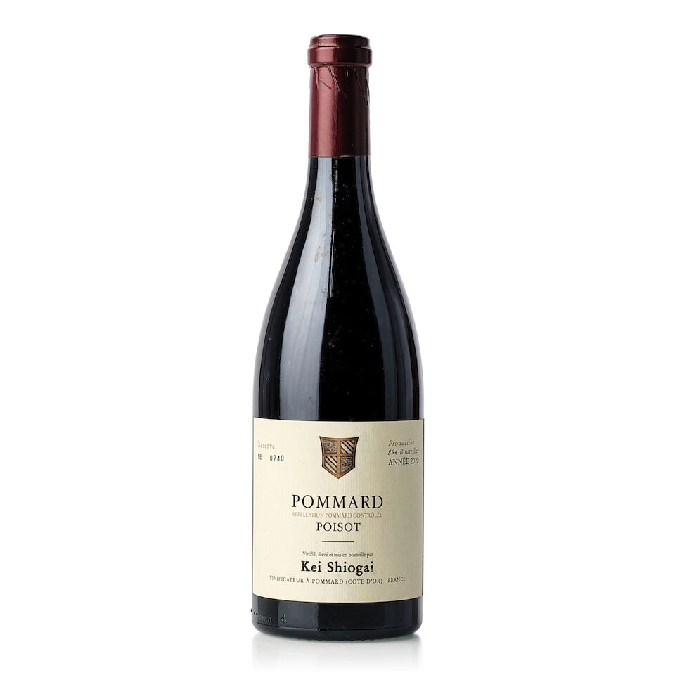 Kei Shiogai Pommard Poisot, 2020 (1x 750ml): Kei Shiogai Pommard Poisot, 2020 (1x 750ml) Region: Burgundy Capsule: wrinkled Miscellaneous: 894 bottles produced For further information on this lot please visit Bonhams.com For further information 