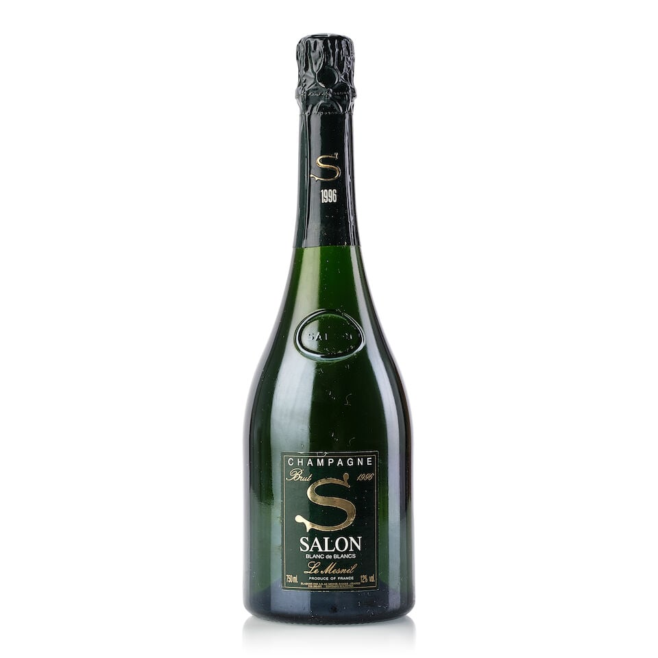 Salon Le Mesnil, 1996 (1x 750ml): Salon Le Mesnil, 1996 (1x 750ml) Region: Champagne Fill Level: 1cm inverted For further information on this lot please visit Bonhams.com For further information about this lot please