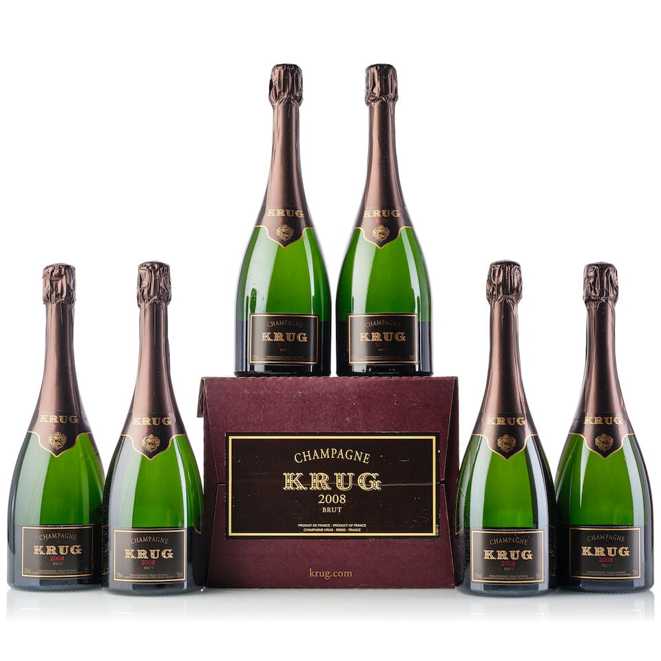 Krug, 2008 (6x 750ml): Krug, 2008 (6x 750ml) Region: Champagne Packaging: oc For further information on this lot please visit Bonhams.com For further information about this lot please