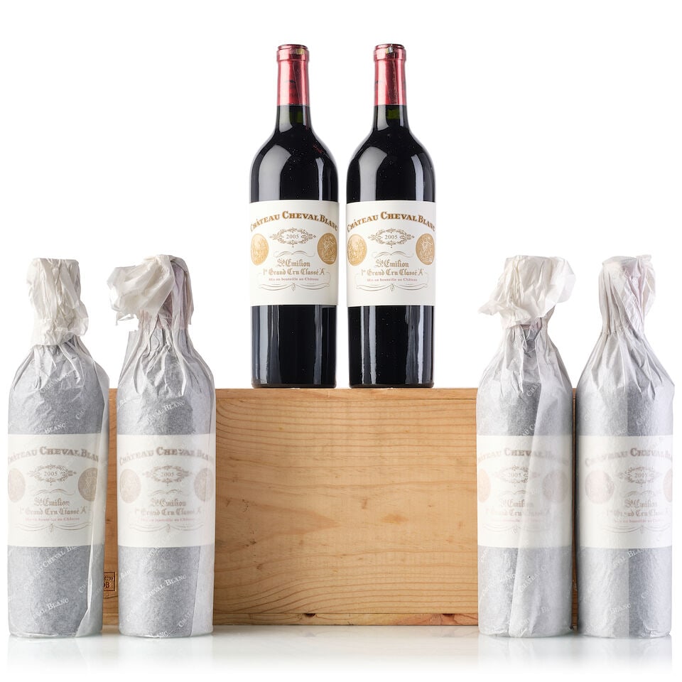 Château Cheval Blanc, 2005 (12x 750ml): Château Cheval Blanc, 2005 (12x 750ml) Region: Bordeaux Packaging: owc For further information on this lot please visit Bonhams.com For further information about this lot please