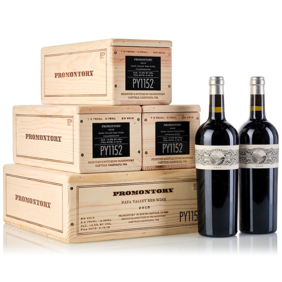 Promontory, 2015 (8x 750ml): Promontory, 2015 (8x 750ml) Region: United States Label: 1x slightly marked Packaging: 3owc1, 1owc3 For further information on this lot please visit Bonhams.com For further information about this lot 