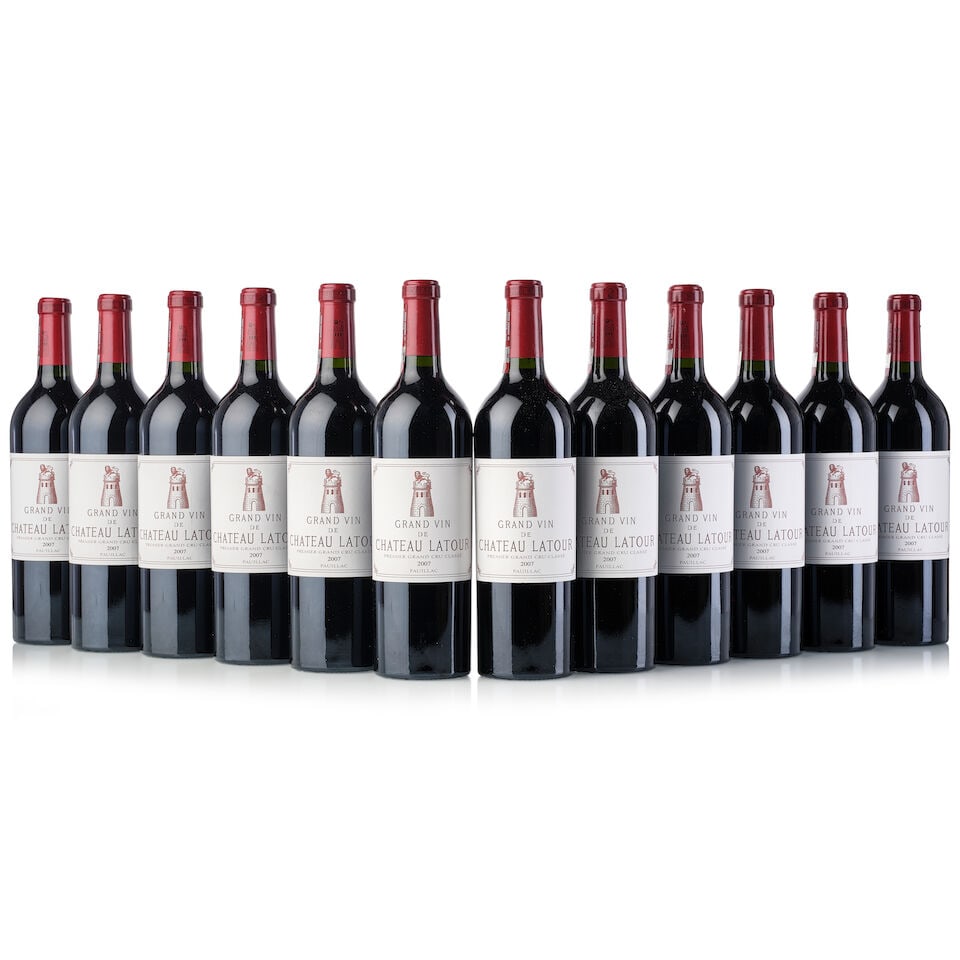 Château Latour, 2007 (12x 750ml): Château Latour, 2007 (12x 750ml) Region: Bordeaux For further information on this lot please visit Bonhams.com For further information about this lot please