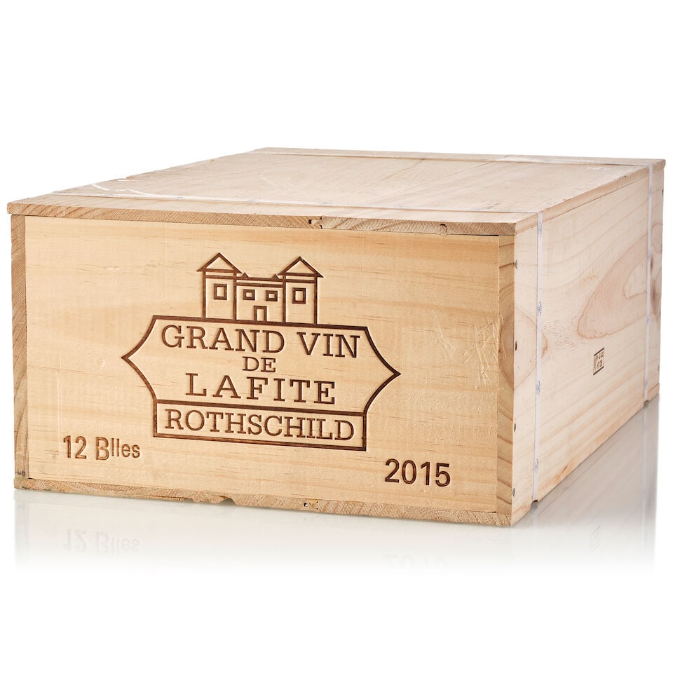Château Lafite Rothschild, 2015 (12x 750ml): Château Lafite Rothschild, 2015 (12x 750ml) Region: Bordeaux Packaging: owc, banded For further information on this lot please visit Bonhams.com For further information about this lot please