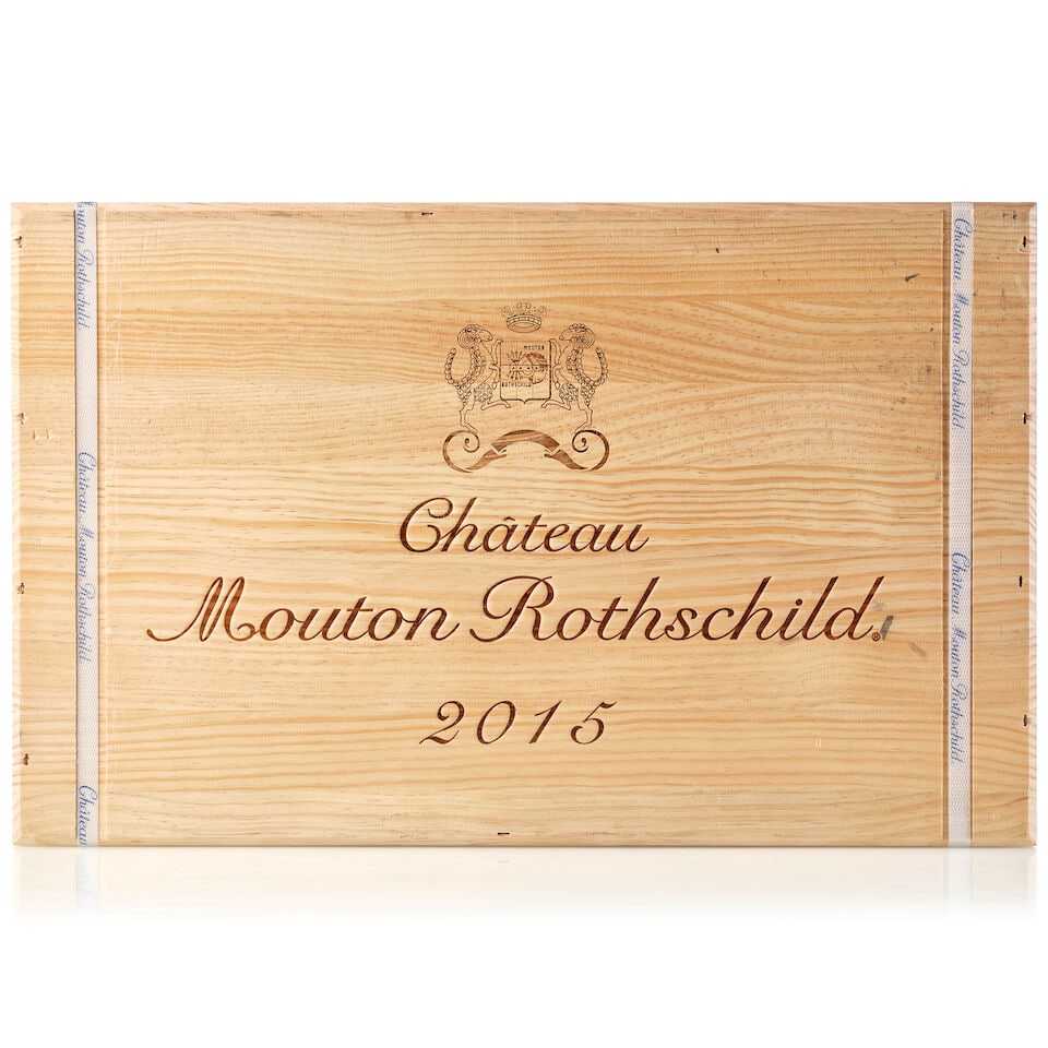 Château Mouton Rothschild, 2015 (12x 750ml): Château Mouton Rothschild, 2015 (12x 750ml) Region: Bordeaux Packaging: 2owc6, banded For further information on this lot please visit Bonhams.com For further information about this lot please