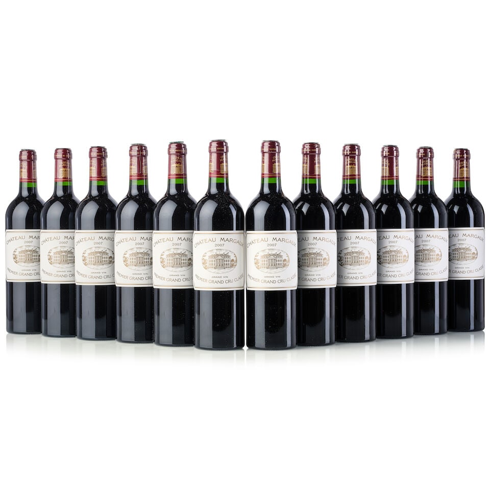 Château Margaux, 2007 (12x 750ml): Château Margaux, 2007 (12x 750ml) Region: Bordeaux For further information on this lot please visit Bonhams.com For further information about this lot please visit the lot listing