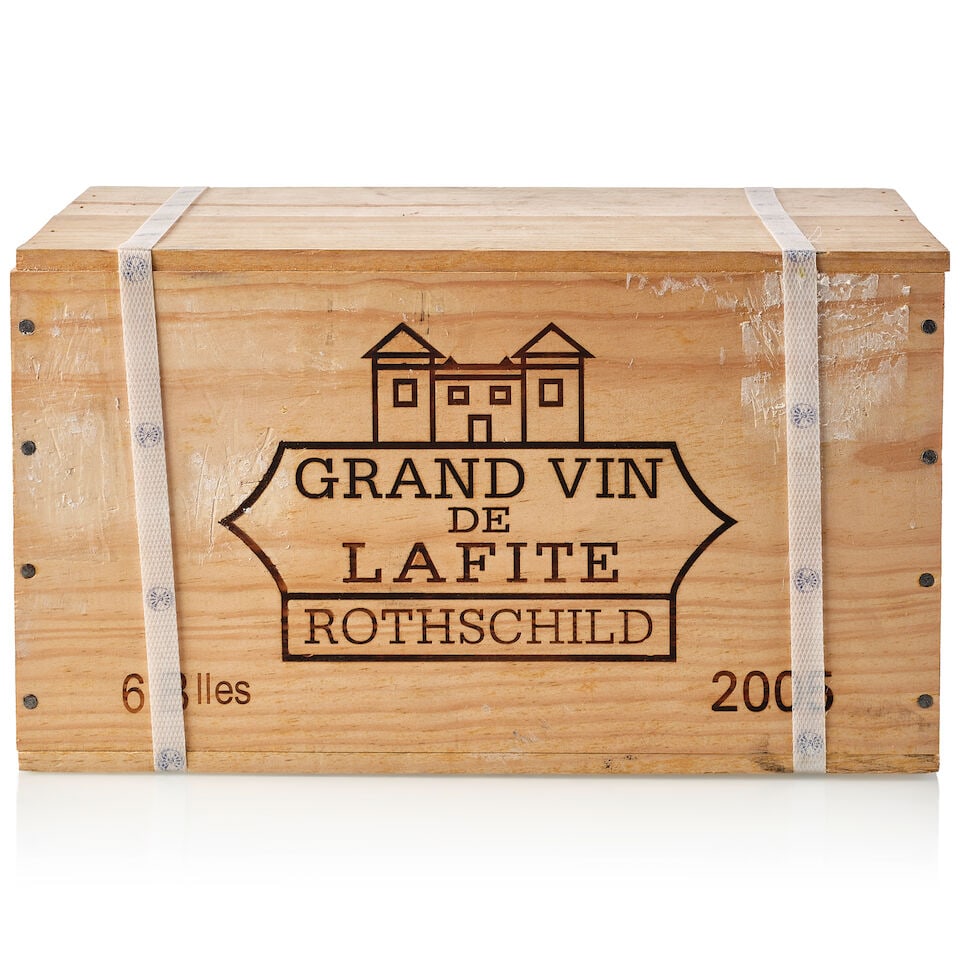 Château Lafite Rothschild, 2005 (6x 750ml): Château Lafite Rothschild, 2005 (6x 750ml) Region: Bordeaux Packaging: owc6, banded For further information on this lot please visit Bonhams.com For further information about this lot please