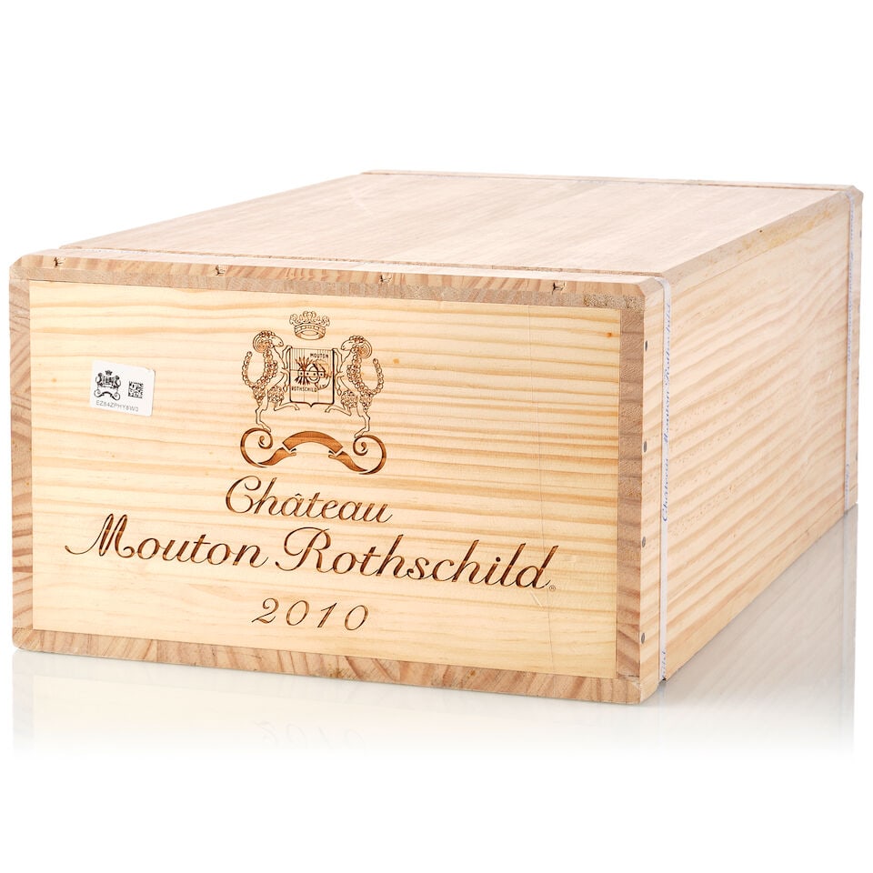 Château Mouton Rothschild, 2010 (12x 750ml): Château Mouton Rothschild, 2010 (12x 750ml) Region: Bordeaux Packaging: owc, banded For further information on this lot please visit Bonhams.com For further information about this lot please
