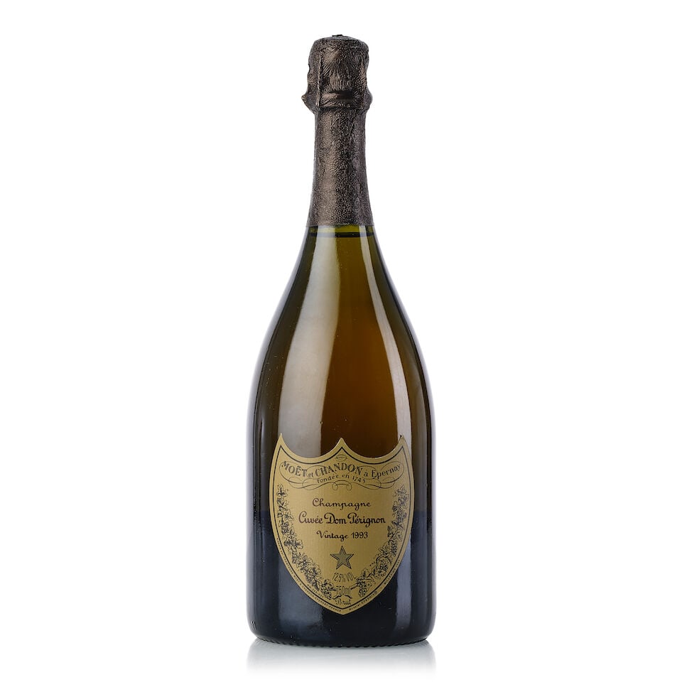 Dom Pérignon, 1993 (1x 750ml): Dom Pérignon, 1993 (1x 750ml) Region: Champagne Fill Level: 1.5cm inverted Capsule: slightly torn Label: slightly scuffed For further information on this lot please visit Bonhams.com For further 