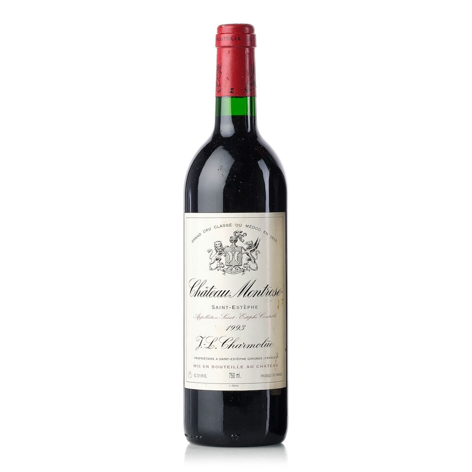Château Montrose, 1993 (1x 750ml): Château Montrose, 1993 (1x 750ml) Region: Bordeaux Fill Level: into neck Capsule: slightly scuffed Label: slightly scuffed, slightly bin-soiled For further information on this lot please visit Bo