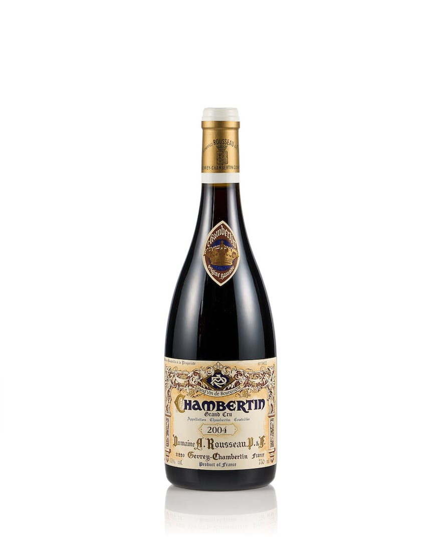 Domaine Armand Rousseau Chambertin, 2004 (1x 750ml): Domaine Armand Rousseau Chambertin, 2004 (1x 750ml) Region: Burgundy Label: slightly scuffed For further information on this lot please visit Bonhams.com For further information about this lot please