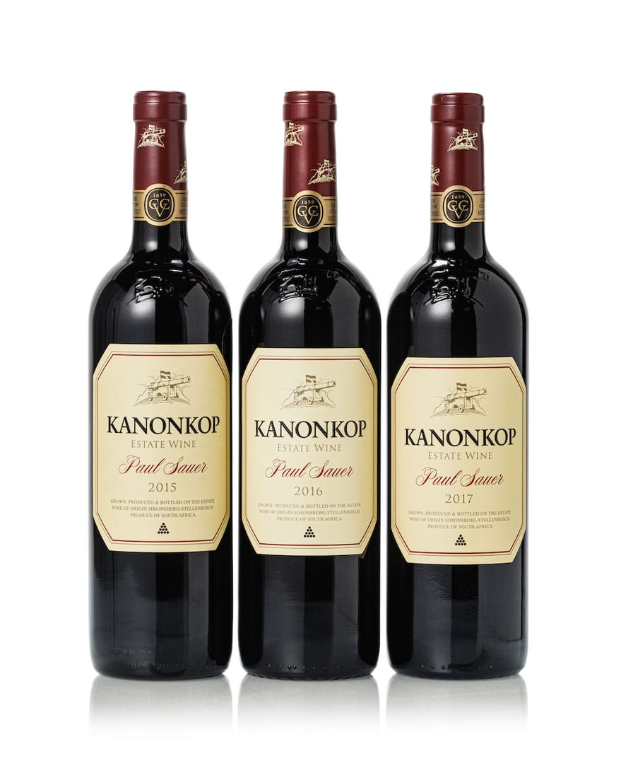 Paul Sauer Kanonkop, 2015 (1x 750ml) Paul Sauer Kanonkop, 2016 (1x 750ml) Paul Sauer Kanonkop,... (1 of 1)
