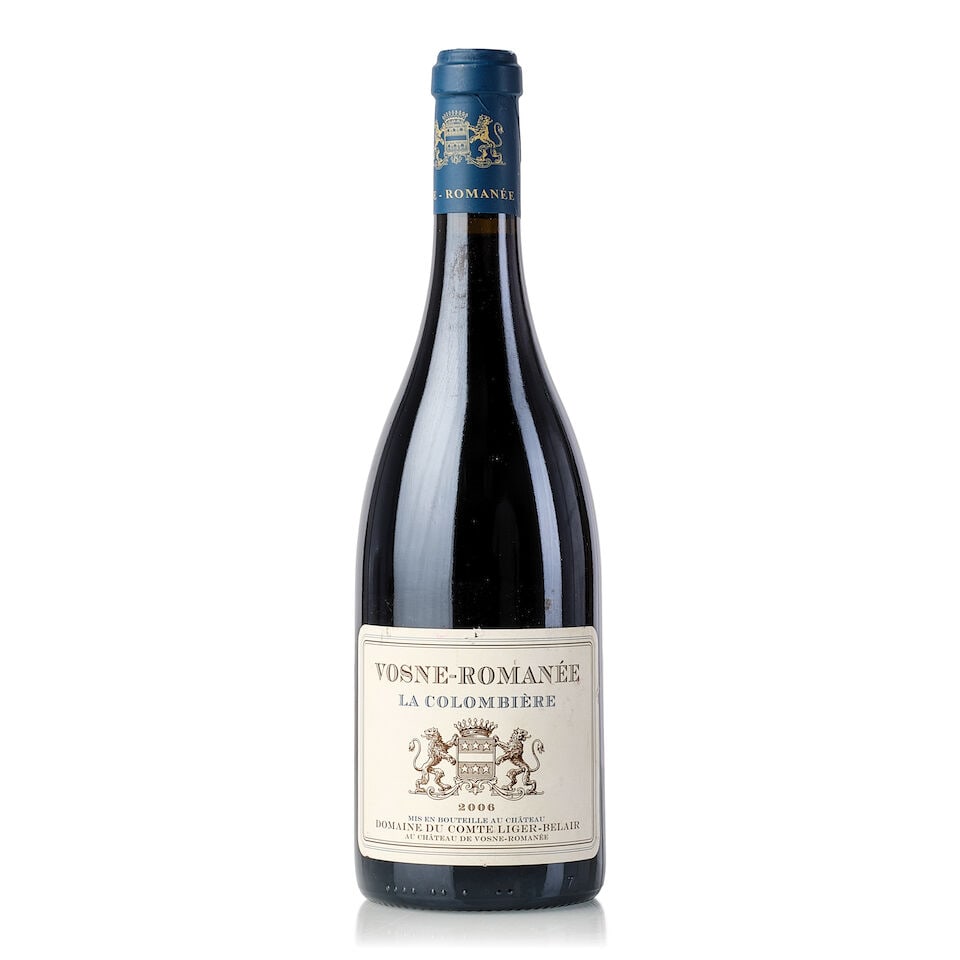 Domaine du Comte Liger Belair Vosne Romanée La Colombière, 2006 (1x 750ml): Domaine du Comte Liger Belair Vosne Romanée La Colombière, 2006 (1x 750ml) Region: Burgundy Cork: depressed Label: slightly nicked, damp-stained front and back label Miscellaneous: 3993 bott