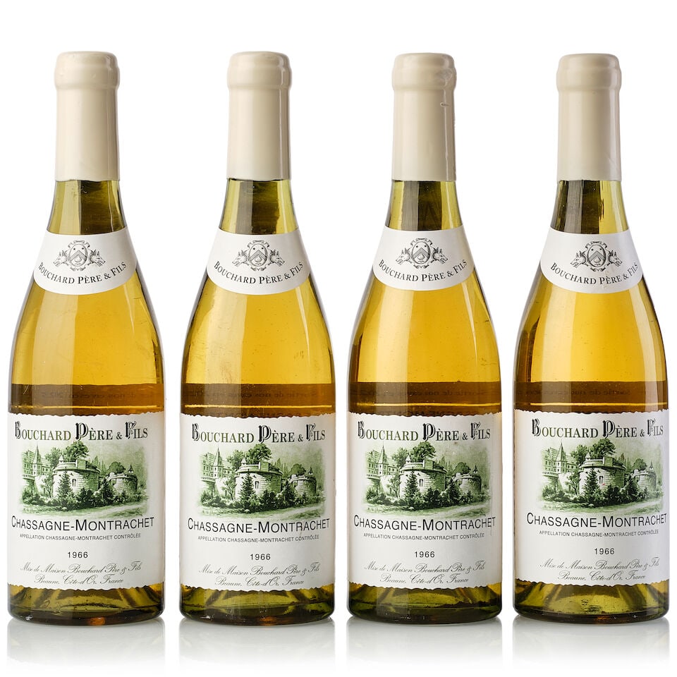 Domaine Bouchard Père et Fils Chassagne Montrachet, 1966 (4x 750ml) (1 of 2)