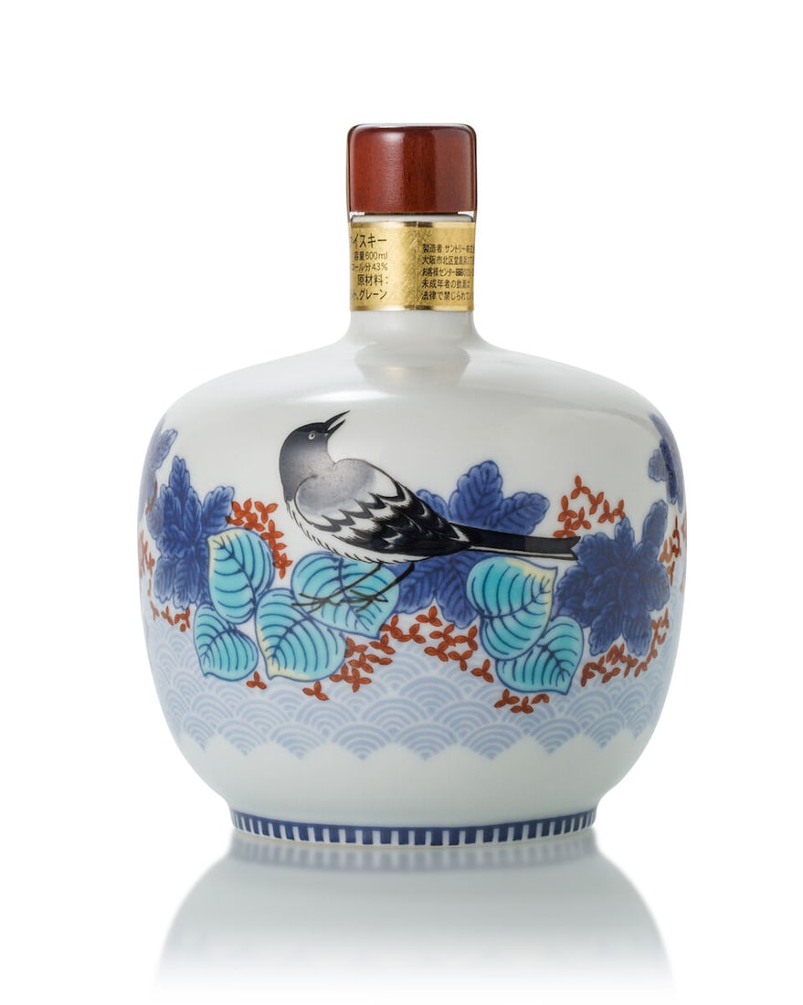 響 Hibiki 21 Year Old Ceramic Aritayaki 有田焼 色絵鶺&... - 2