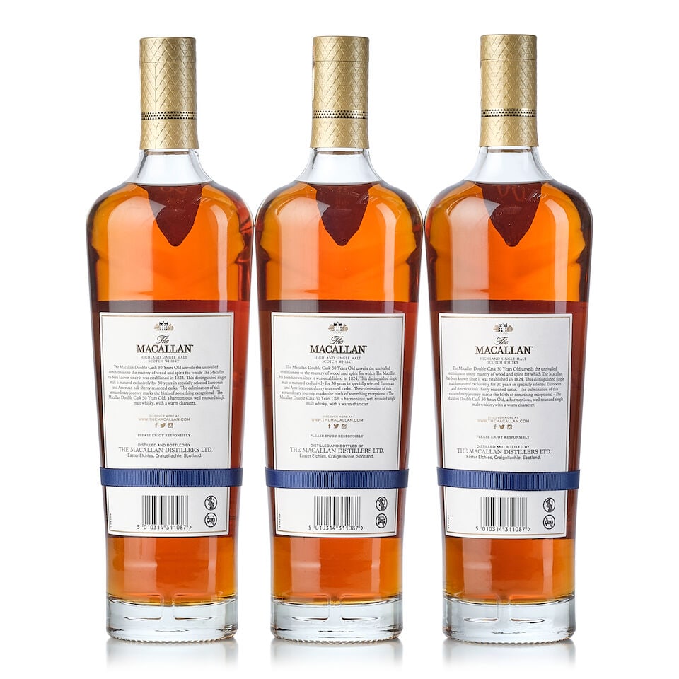 The Macallan 30 Year Old Double Cask 2022 Release, NV (3x 700ml) - 2