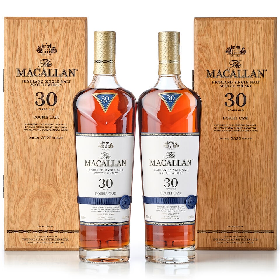 The Macallan 30 Year Old Double Cask 2022 Release, NV (2x 700ml) (1 of 3)