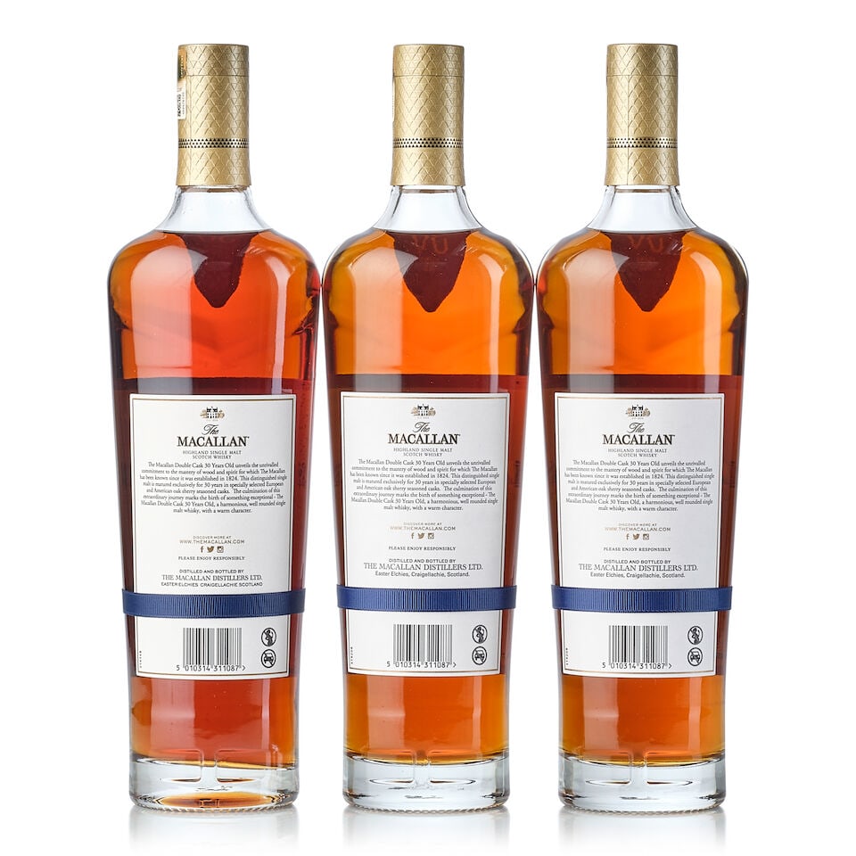 The Macallan 30 Year Old Double Cask 2022 Release, NV (3x 700ml) - 2
