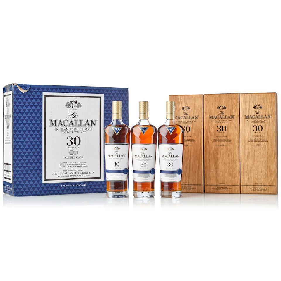 The Macallan 30 Year Old Double Cask 2022 Release, NV (3x 700ml) (1 of 3)