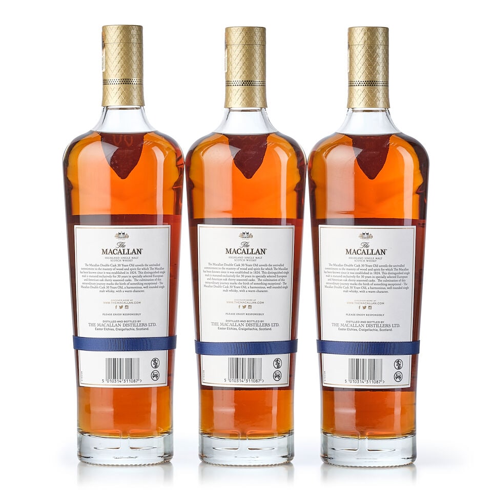 The Macallan 30 Year Old Double Cask 2022 Release, NV (3x 700ml) - 2