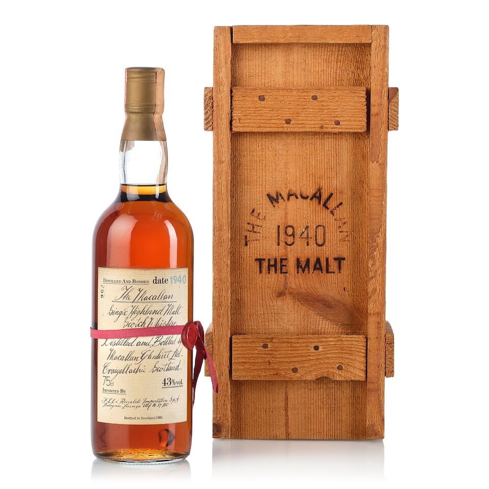 The Macallan Red Ribbon, 1940 (1x 750ml) (1 of 3)
