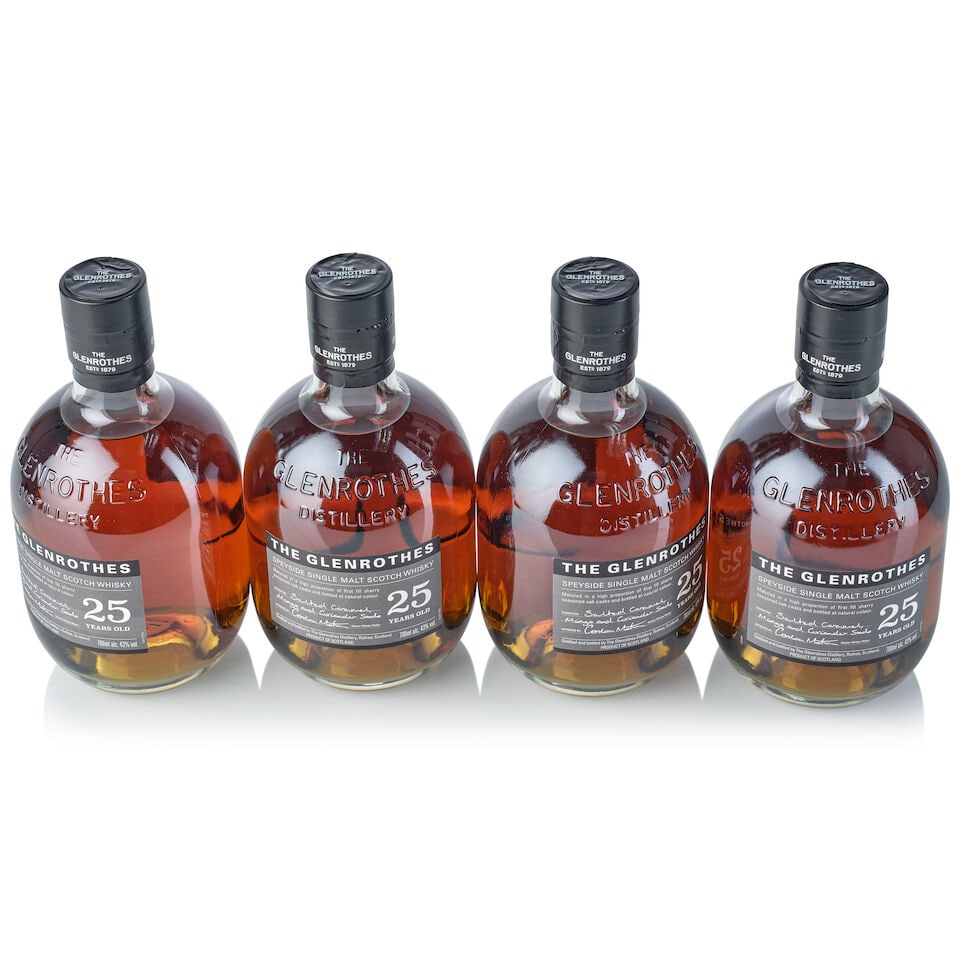 Glenrothes 25 Year Old, NV (4x 700ml) - 3