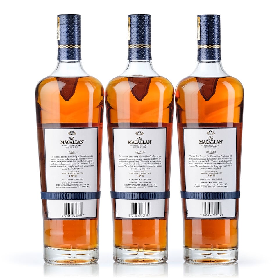 The Macallan Estate, NV (3x 700ml) - 2