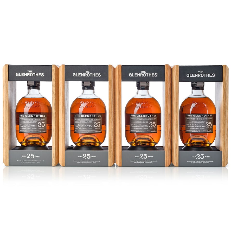 Glenrothes 25 Year Old, NV (4x 700ml) (1 of 4)