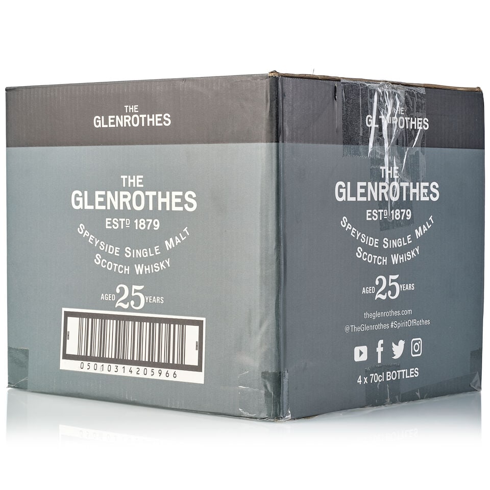 Glenrothes 25 Year Old, NV (4x 700ml) - 4
