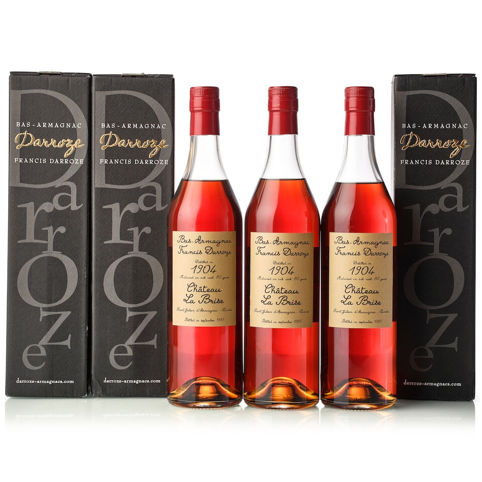 Francis Darroze Bas Armagnac 83 Year Old, 1904 (3x 700ml) (1 of 2)