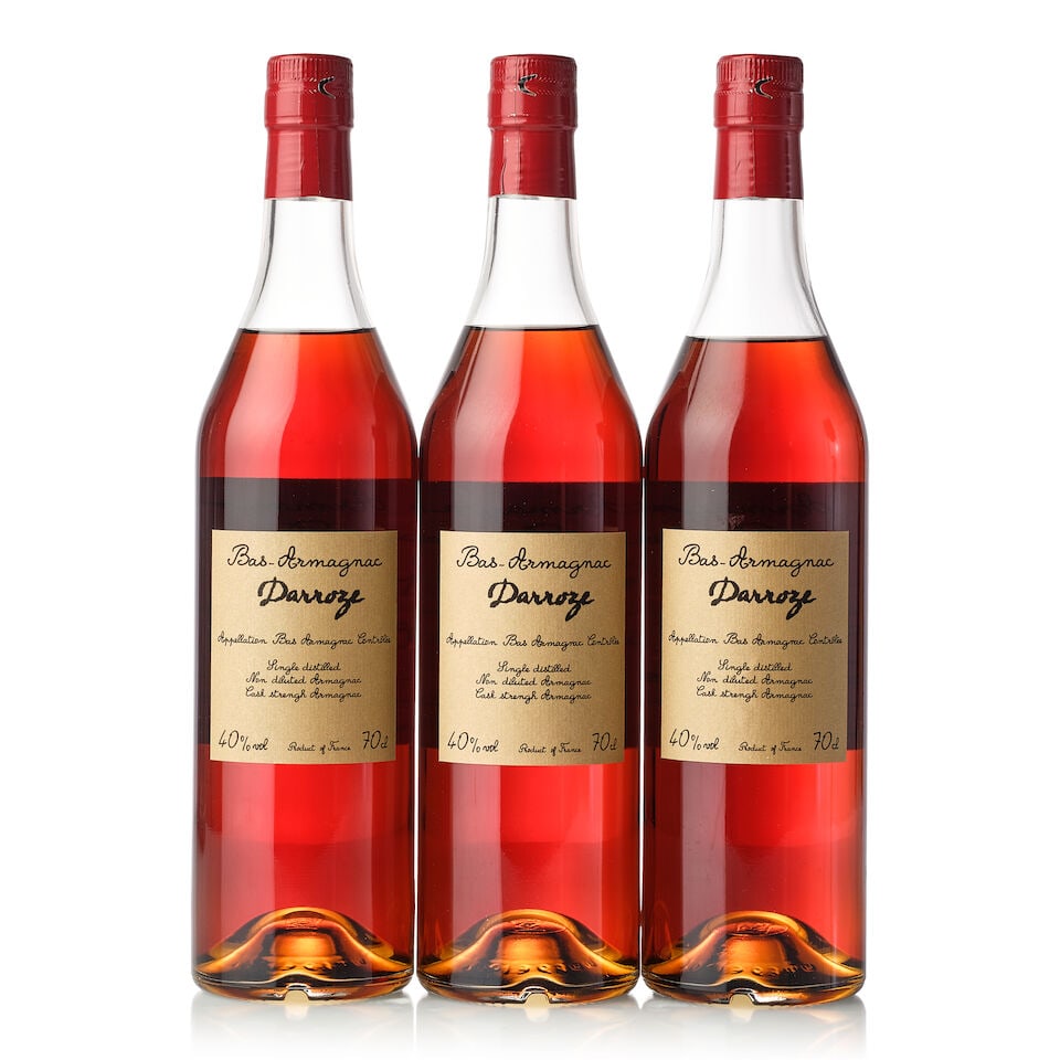 Francis Darroze Bas Armagnac 83 Year Old, 1904 (3x 700ml) - 2