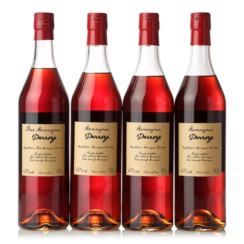Francis Darroze Bas-Armagnac 90 Year Old, 1900 (1x 700ml) Francis Darroze Armagnac 84 Year Old, ... - 2