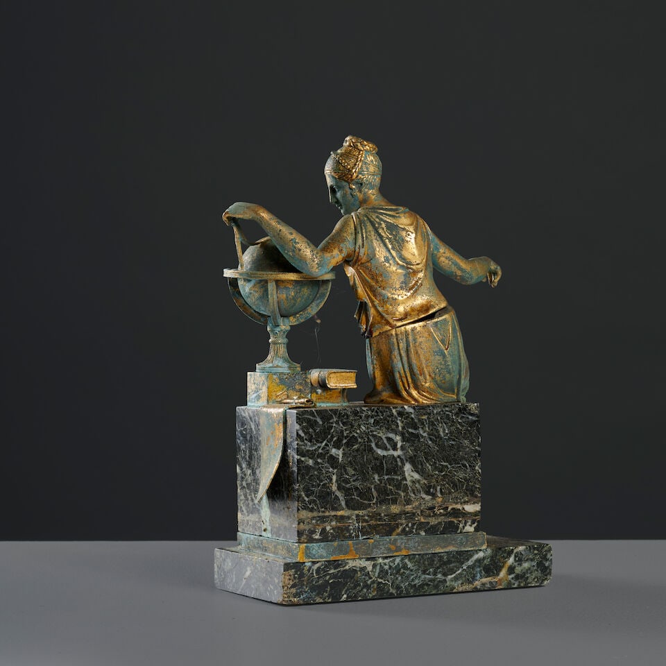 Figure d'Uranie en bronze doré d'époque Empire Figure of Urania in gilt-bronze, from t... - 2