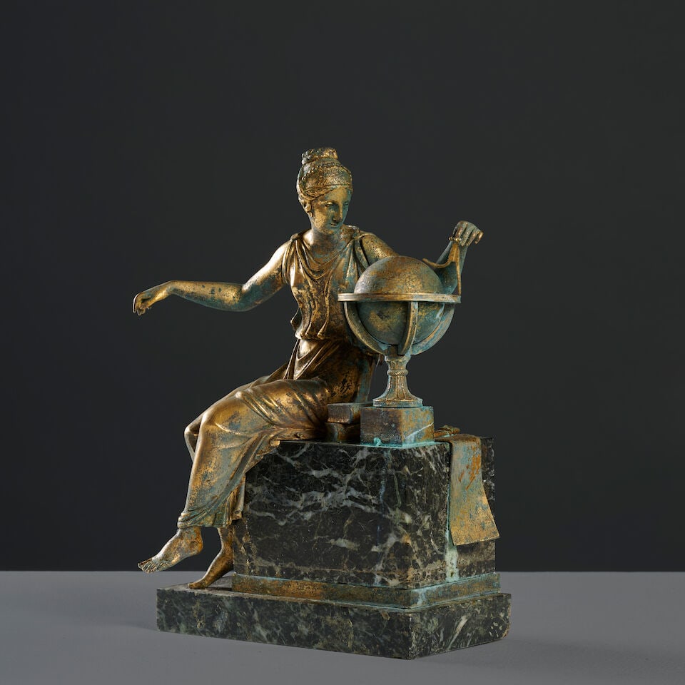Figure d'Uranie en bronze doré d'époque Empire Figure of Urania in gilt-bronze, from t... - 3