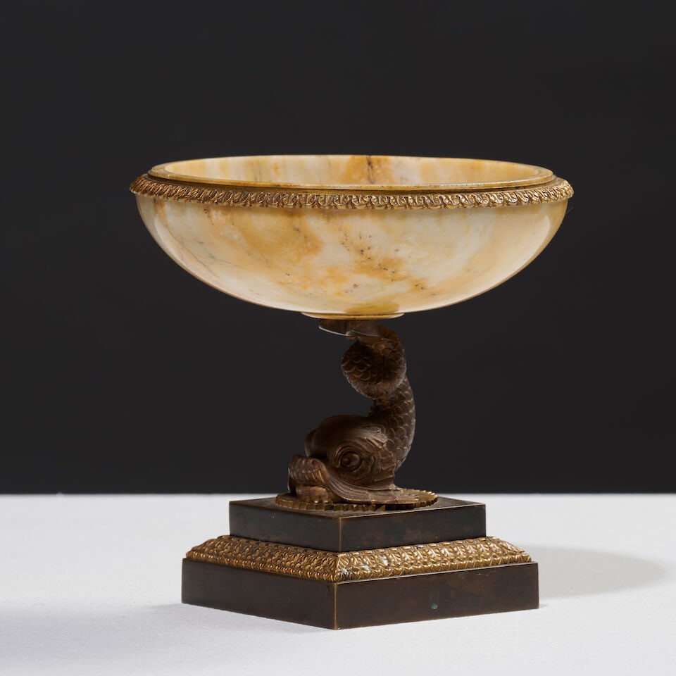 Ensemble de quatre objets en bronze doré du XIXe siècle A set of four 19th-century gil... - 5