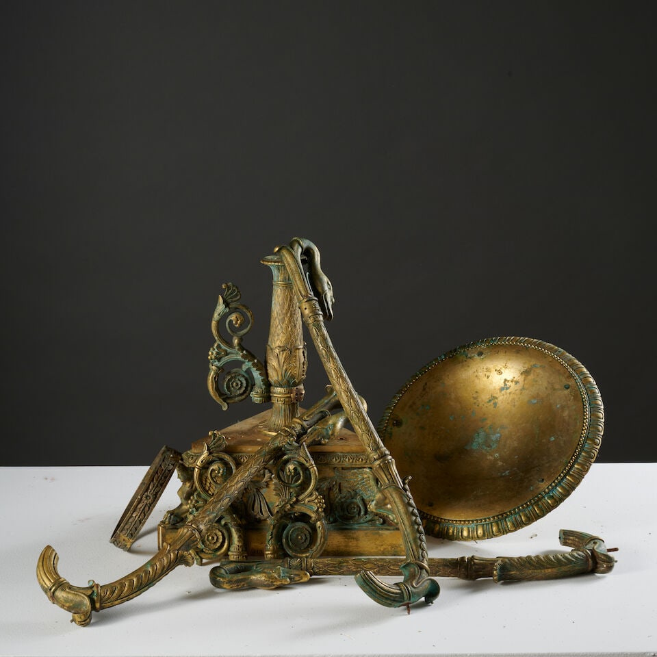 Importante coupe en bronze doré signée Thomire à Paris d'époque Empire An i... - 2