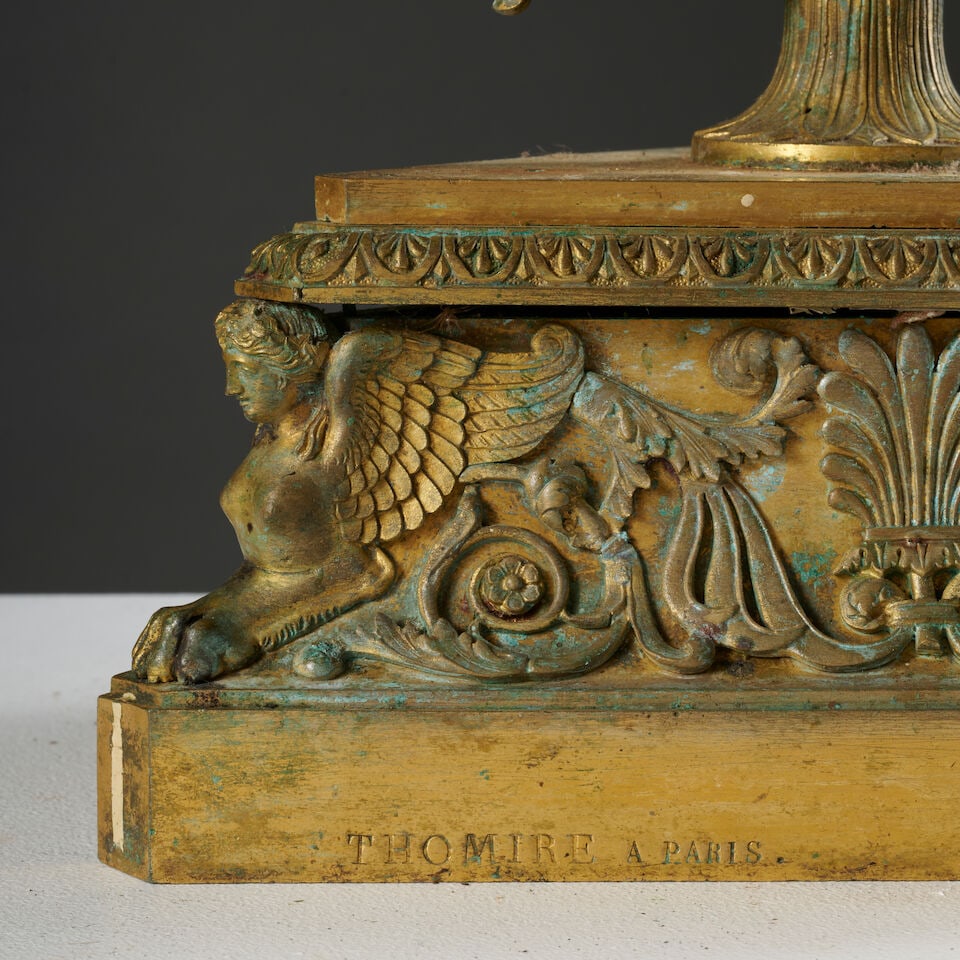 Importante coupe en bronze doré signée Thomire à Paris d'époque Empire An i... - 4