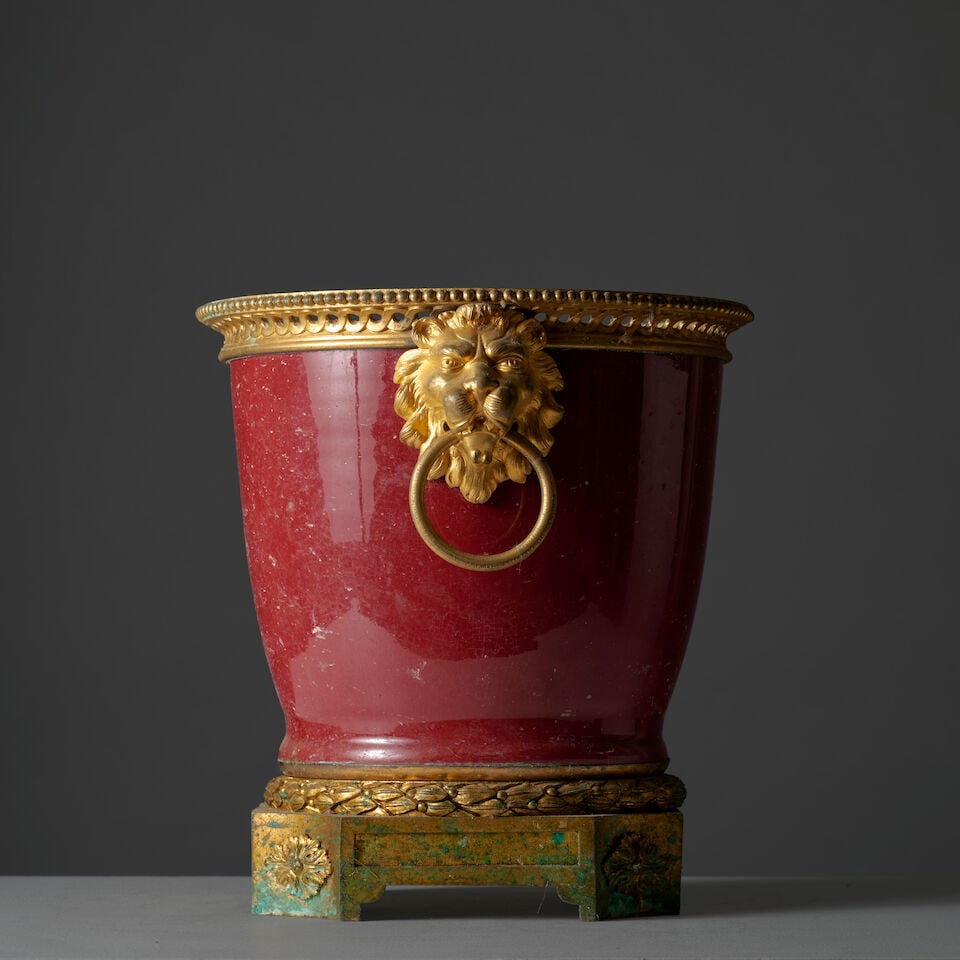 Importante vasque en céramique sang de boeuf du XIXe siècle An important 19th century ... - 5