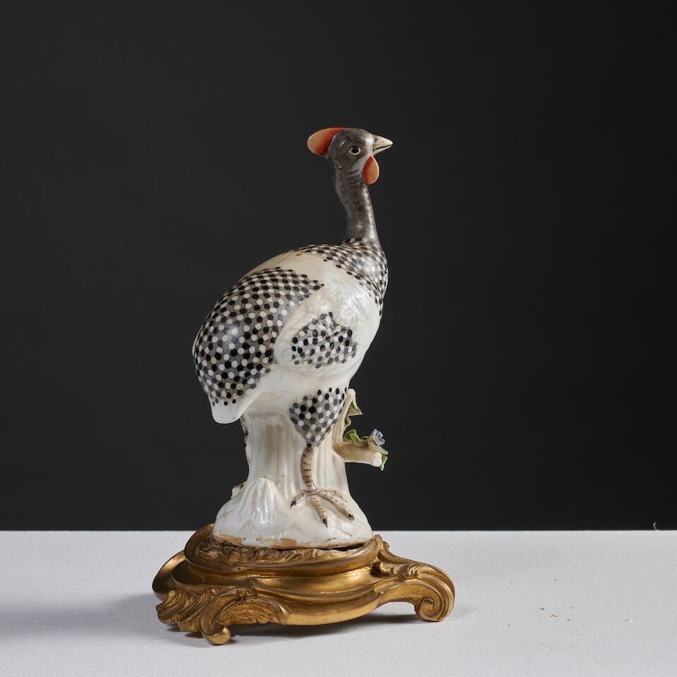 Modèle d'une pintade en porcelaine de Samson, XIXe siècle A Samson model of a guinea f... - 2