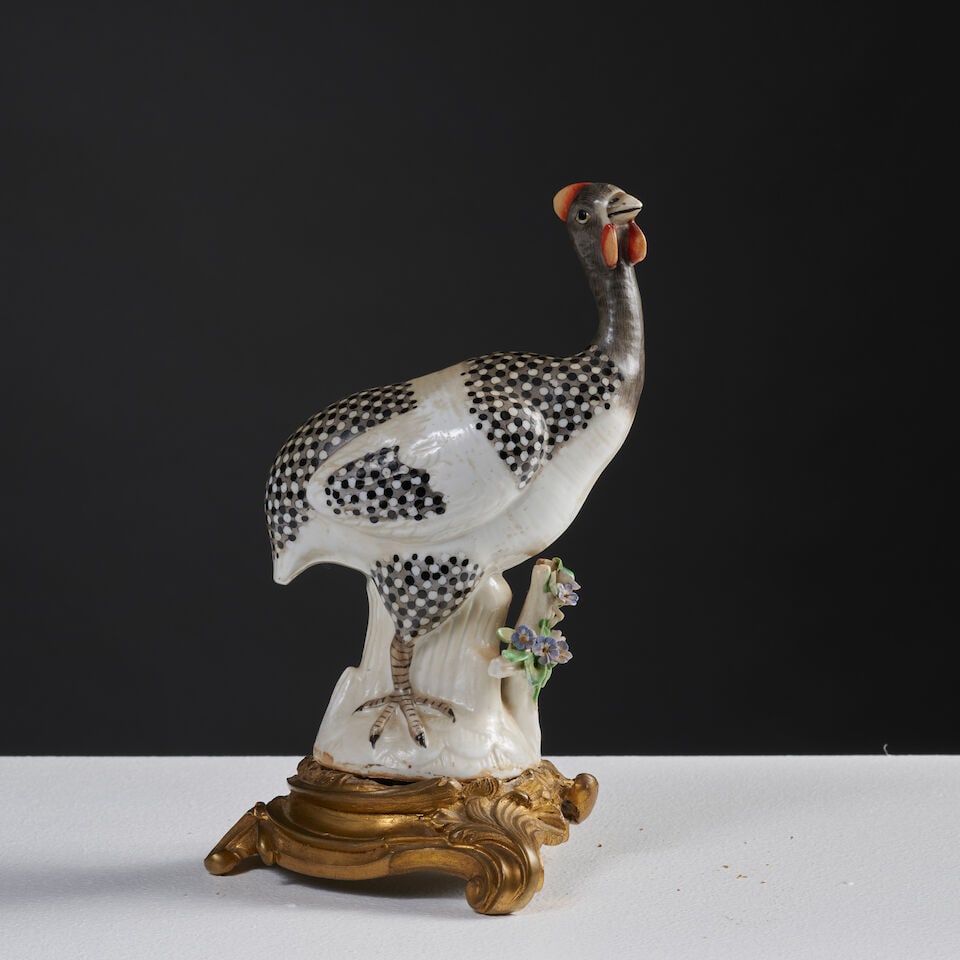 Modèle d'une pintade en porcelaine de Samson, XIXe siècle A Samson model of a guinea f... - 3