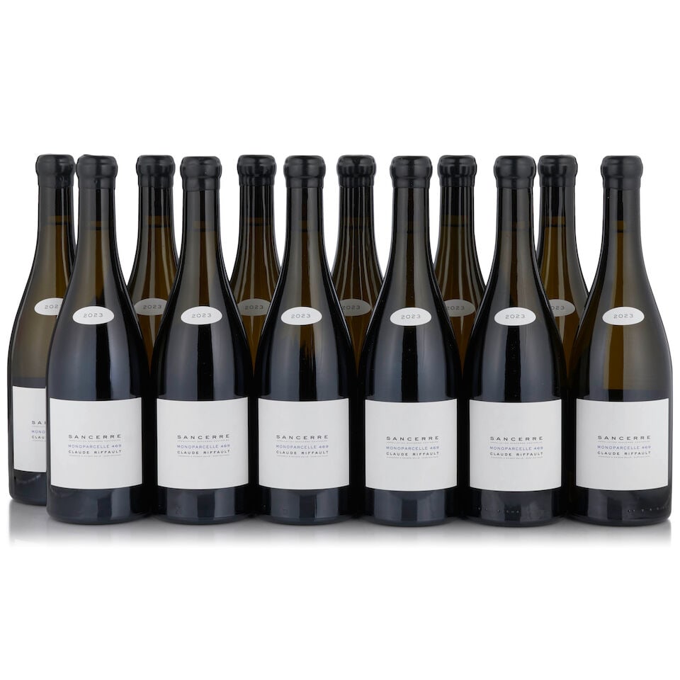 Claude Riffault, Sancerre Monoparcelle 469, 2023 (12 bottles, 750ml): Claude Riffault, Sancerre Monoparcelle 469, 2023 (12 bottles, 750ml) Region: Loire Packaging: two 6-pack orginal cardboard cases This lot is subject to the following lot symbols: • • Zero
