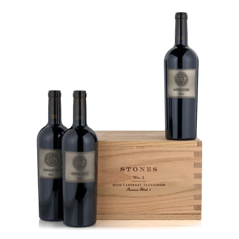 Fairchild Estate, Cabernet Sauvignon Stones No. 1 Perrarus Block 1, 2019 (3 bottles, 750ml): Fairchild Estate, Cabernet Sauvignon Stones No. 1 Perrarus Block 1, 2019 (3 bottles, 750ml) Region: Napa Valley Packaging: original wooden case Footnotes: California This lot is subject to the