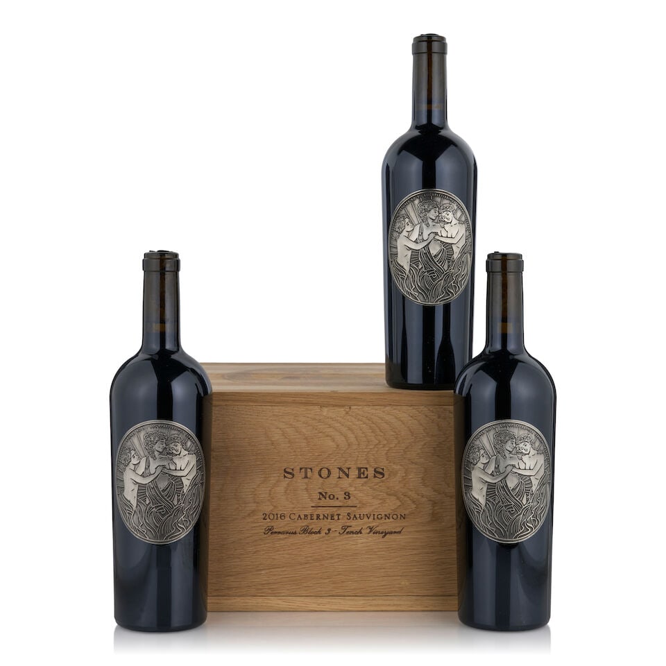 Fairchild Estate, Cabernet Sauvignon Stones No. 3 Perrarus Block 3 Tench Vineyard, 2016 (3 bottl...: Fairchild Estate, Cabernet Sauvignon Stones No. 3 Perrarus Block 3 Tench Vineyard, 2016 (3 bottles, 750ml) Region: Napa Valley Packaging: original wooden case Footnotes: California This lot is