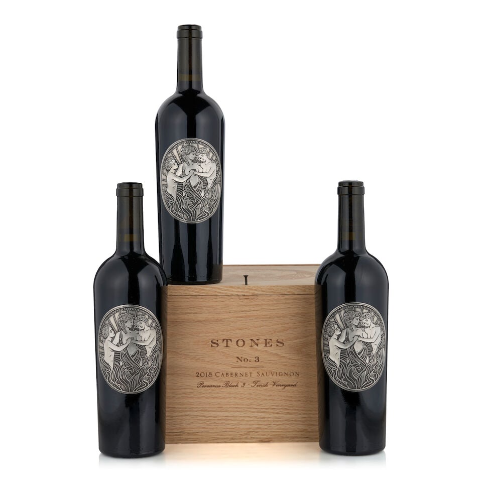 Fairchild Estate, Cabernet Sauvignon Stones No. 3 Perrarus Block 3 Tench Vineyard, 2018 (3 bottl...: Fairchild Estate, Cabernet Sauvignon Stones No. 3 Perrarus Block 3 Tench Vineyard, 2018 (3 bottles, 750ml) Region: Napa Valley Packaging: original wooden case Footnotes: California This lot is