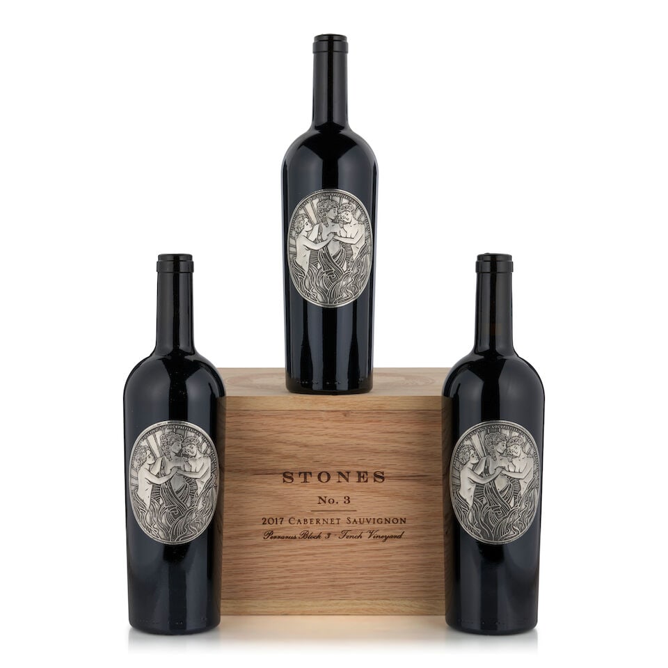 Fairchild Estate, Cabernet Sauvignon Stones No. 3 Perrarus Block 3 Tench Vineyard, 2017 (3 bottl...: Fairchild Estate, Cabernet Sauvignon Stones No. 3 Perrarus Block 3 Tench Vineyard, 2017 (3 bottles, 750ml) Region: Napa Valley Packaging: original wooden case Footnotes: California This lot is