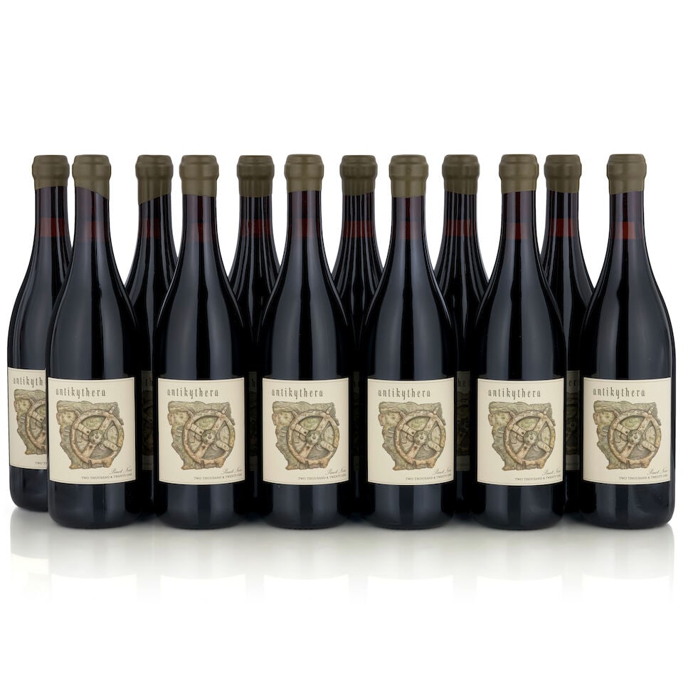 Antica Terra, Pinot Noir Antikythera, 2021 (12 bottles, 750ml): Antica Terra, Pinot Noir Antikythera, 2021 (12 bottles, 750ml) Region: Oregon Packaging: two 6-pack original cardboard cases This lot is subject to the following lot symbols: • • Zero