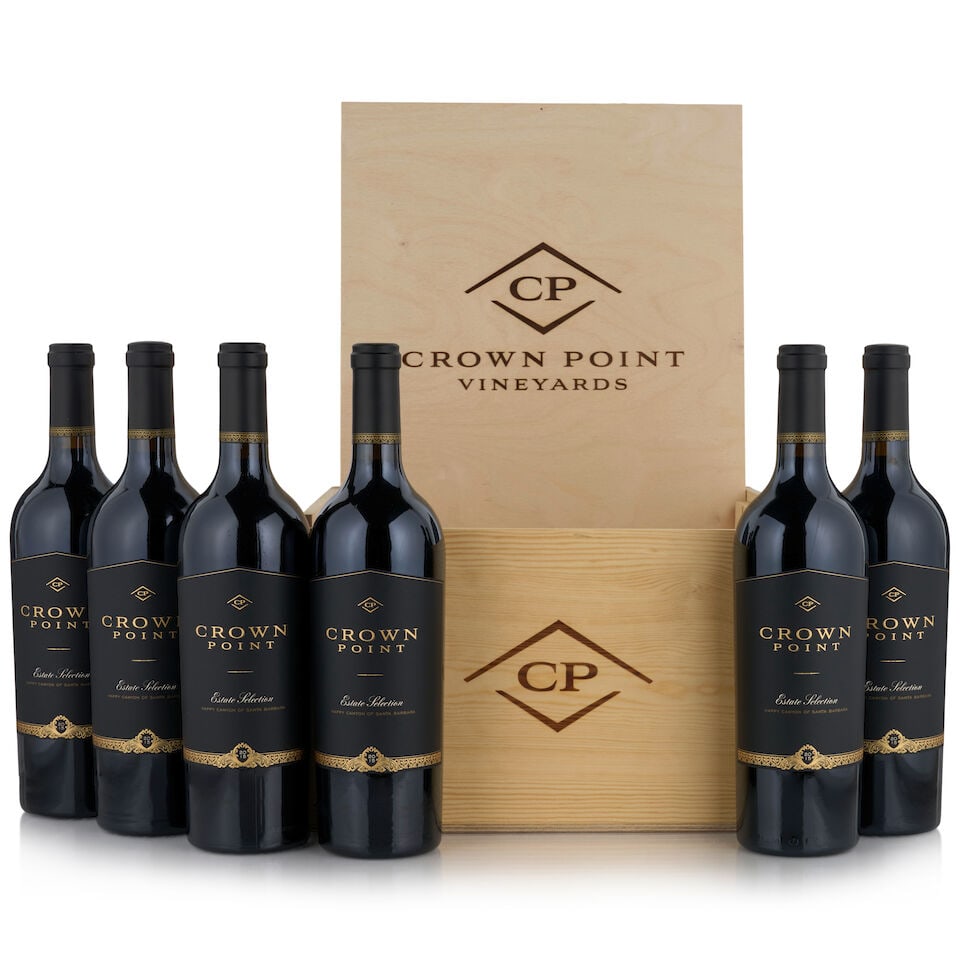 Crown Point, Estate Selection, 2015 (6 bottles, 750ml): Crown Point, Estate Selection, 2015 (6 bottles, 750ml) Region: Santa Barbara Packaging: original wooden case Footnotes: California This lot is subject to the following lot symbols: • •