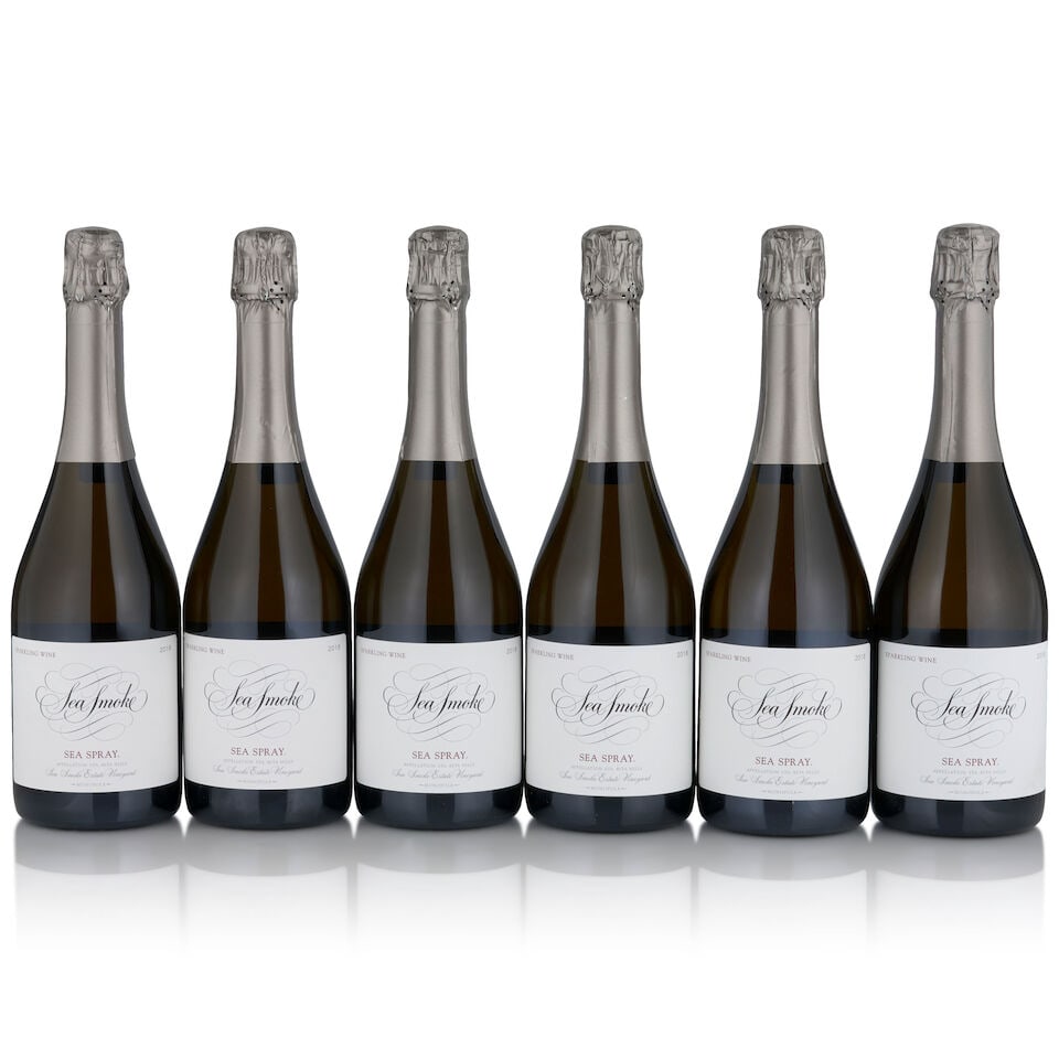 Sea Smoke, Pinot Noir Sea Spray Blanc de Noirs, 2018 (6 bottles, 750ml): Sea Smoke, Pinot Noir Sea Spray Blanc de Noirs, 2018 (6 bottles, 750ml) Region: Santa Barbara Packaging: original cardboard case Footnotes: California This lot is subject to the following lot