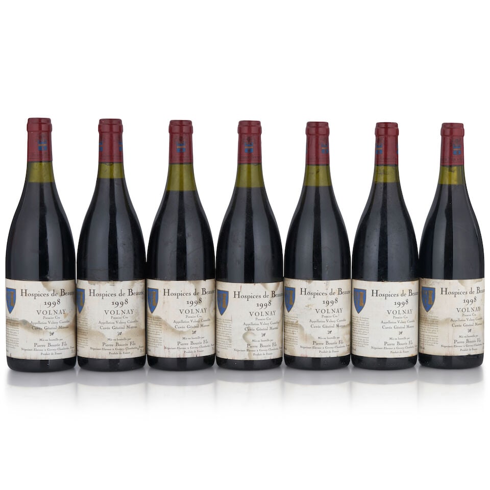 Pierre Bourée, Hospices de Beaune Volnay Cuvée General Muteau, 1998 (7 bottles, 750ml) (1 of 1)